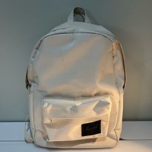 Cream White Herschel Backpack Bookbag